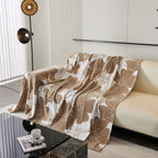 Decorative Throw Blankets for Sofa, Oversized Pretty Floral Throws for Sofas