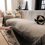 Modern Textured Sofa Cover Blanket, Tightly Woven Pet Sofa Throw for Sectional Couches
