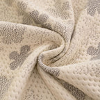 Cooling Ice Silk Sofa Cover Blanket, Floral Soft Silky Breathable Couch Throw Cover