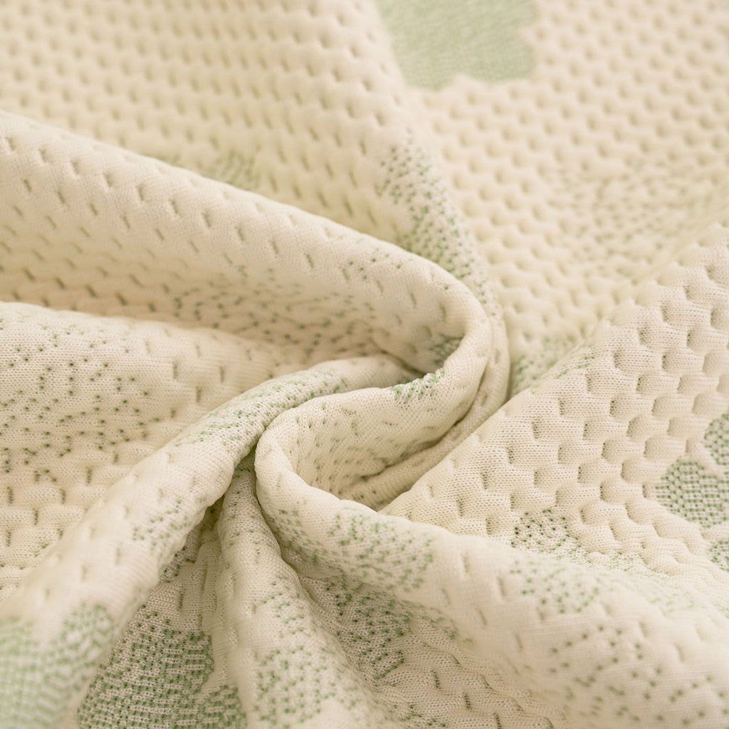 Cooling Ice Silk Sofa Cover Blanket, Floral Soft Silky Breathable Couch Throw Cover