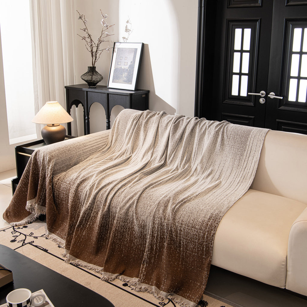 Modern Textured Sofa Cover Blanket, Tightly Woven Pet Sofa Throw for Sectional Couches