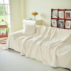 Faux Fur Smooth Plush Comfy Couch Covers, Soft Thicked Durable Blankets and Throws for Sofas
