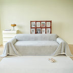 Faux Fur Smooth Plush Comfy Couch Covers, Soft Thicked Durable Blankets and Throws for Sofas