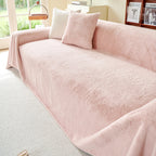 Faux Fur Smooth Plush Comfy Couch Covers, Soft Thicked Durable Blankets and Throws for Sofas