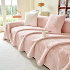 Faux Fur Smooth Plush Comfy Couch Covers, Soft Thicked Durable Blankets and Throws for Sofas