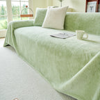 Faux Fur Smooth Plush Comfy Couch Covers, Soft Thicked Durable Blankets and Throws for Sofas