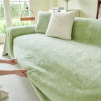 Faux Fur Smooth Plush Comfy Couch Covers, Soft Thicked Durable Blankets and Throws for Sofas