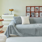 Faux Fur Smooth Plush Comfy Couch Covers, Soft Thicked Durable Blankets and Throws for Sofas