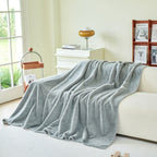 Faux Fur Smooth Plush Comfy Couch Covers, Soft Thicked Durable Blankets and Throws for Sofas