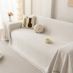 Soft Textured Couch Cover Slipcover Blanket, Modern Couch Covers for Dogs Washable