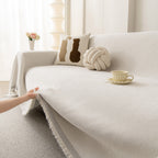 Soft Textured Couch Cover Slipcover Blanket, Modern Couch Covers for Dogs Washable