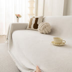 Soft Textured Couch Cover Slipcover Blanket, Modern Couch Covers for Dogs Washable
