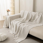 Soft Textured Couch Cover Slipcover Blanket, Modern Couch Covers for Dogs Washable