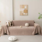 Soft Textured Couch Cover Slipcover Blanket, Modern Couch Covers for Dogs Washable
