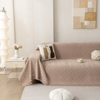 Soft Textured Couch Cover Slipcover Blanket, Modern Couch Covers for Dogs Washable