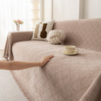 Soft Textured Couch Cover Slipcover Blanket, Modern Couch Covers for Dogs Washable