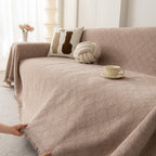 Soft Textured Couch Cover Slipcover Blanket, Modern Couch Covers for Dogs Washable