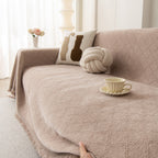 Soft Textured Couch Cover Slipcover Blanket, Modern Couch Covers for Dogs Washable