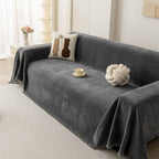 Soft Textured Couch Cover Slipcover Blanket, Modern Couch Covers for Dogs Washable