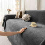Soft Textured Couch Cover Slipcover Blanket, Modern Couch Covers for Dogs Washable