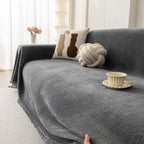 Soft Textured Couch Cover Slipcover Blanket, Modern Couch Covers for Dogs Washable