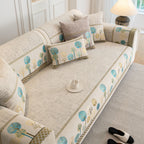 Sofa Cover for Couch, Non-Slip Sectional Couch Cover with Woven Tree Pattern