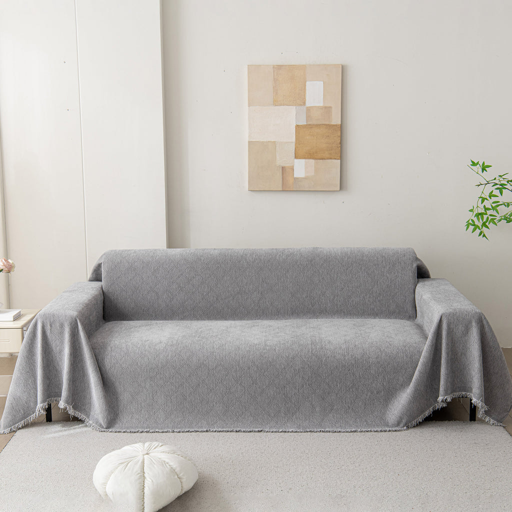 Soft Textured Couch Cover Slipcover Blanket, Modern Couch Covers for Dogs Washable