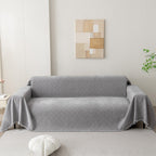 Soft Textured Couch Cover Slipcover Blanket, Modern Couch Covers for Dogs Washable