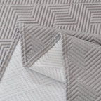 Cooling Scratch Proof Large Sofa Throw Cover, Geometric Texture Couch Protector