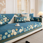 Sofa Cover for Couch, Non-Slip Sectional Couch Cover with Woven Tree Pattern