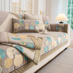 Sofa Cover for Couch, Non-Slip Sectional Couch Cover with Woven Tree Pattern
