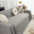 Teddy Throw Blanket and Stylish Slipcover for Couch, Waterproof Sofa Cover for Pets