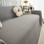 Teddy Throw Blanket and Stylish Slipcover for Couch, Waterproof Sofa Cover for Pets