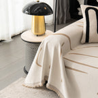 Modern Abstract Couch Cover Blanket, Decor Furniture Protector for Sectional Sofa