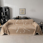 Modern Abstract Couch Cover Blanket, Decor Furniture Protector for Sectional Sofa