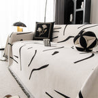 Modern Abstract Couch Cover Blanket, Decor Furniture Protector for Sectional Sofa