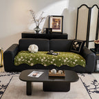 Floral Chenille Couch Cover, Non-Slip Sofa Slipcover Protector for Furniture