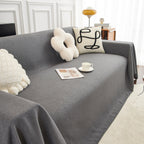 Teddy Throw Blanket and Stylish Slipcover for Couch, Waterproof Sofa Cover for Pets