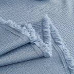 Waterproof Scratch Proof Herringbone Large Throw Blanket for Couch, Chenille Couch Cushion Covers for Pets