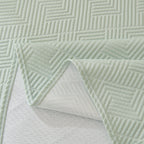 Cooling Scratch Proof Large Sofa Throw Cover, Geometric Texture Couch Protector