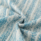 Summer Cooling Ice Silk Sofa Cover, Textured Stripe Soft Breathable Couch Throw Cover