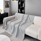 Waterproof Scratch Proof Herringbone Large Throw Blanket for Couch, Chenille Couch Cushion Covers for Pets