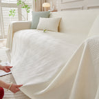 Cooling Scratch Proof Large Sofa Throw Cover, Geometric Texture Couch Protector