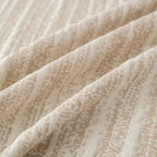 Summer Cooling Ice Silk Sofa Cover, Textured Stripe Soft Breathable Couch Throw Cover