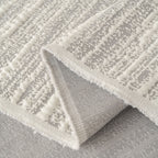 Summer Cooling Ice Silk Sofa Cover, Textured Stripe Soft Breathable Couch Throw Cover