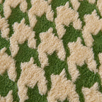 Winter Thickened Sherpa Fleece Houndstooth Sofa Cushion, Non-slip Sofa Cover with Plush