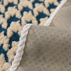 Winter Thickened Sherpa Fleece Houndstooth Sofa Cushion, Non-slip Sofa Cover with Plush