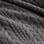 High Stretch Wheat Ear Embossed Textured Couch Slipcover, Water Repellent Sofa Cover