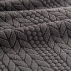 High Stretch Wheat Ear Embossed Textured Couch Slipcover, Water Repellent Sofa Cover