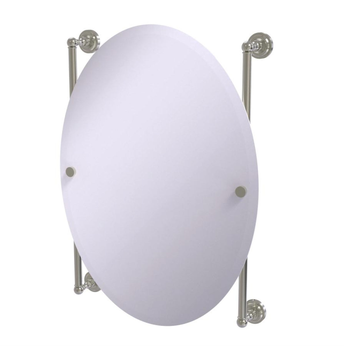 Dottingham Collection Oval Frameless Rail Mounted Mirror  Dt2791Sn